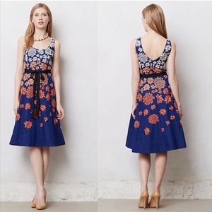 Meadow Rue Shade Garden Dress | 6P Anthro